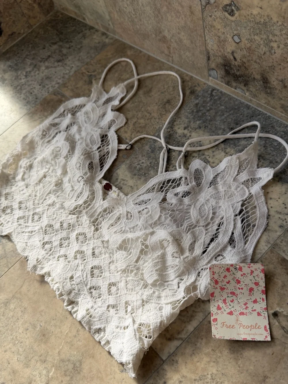 Free People delicate white